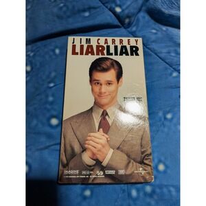 Liar Liar VHS Jim Carrey 1997 Universal Pictures Comedy Movie Vintage Tape